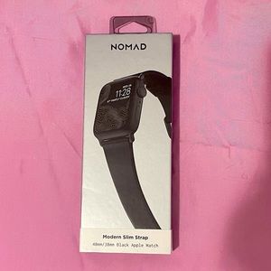 BRAND NEW Nomad Modern Slim Strap for 40mm/38mm Black Apple Watch